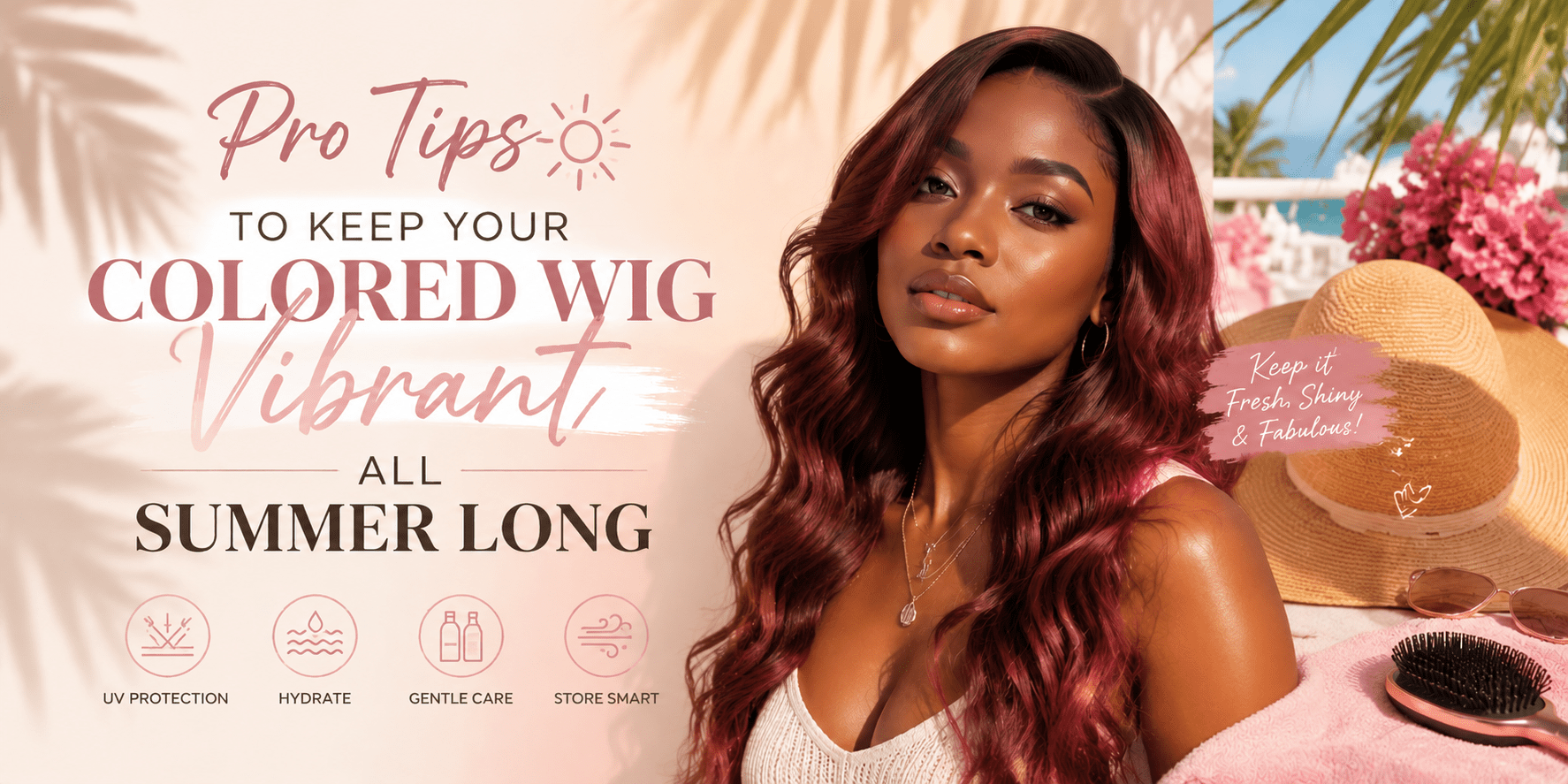 Pro Tips to Keep Your Colored Wig Vibrant All Summer Long