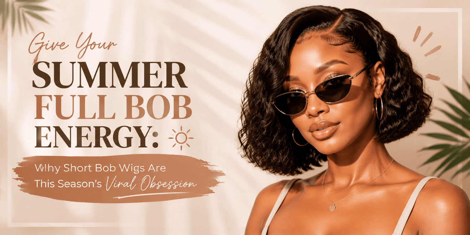 Give Your Summer Full Bob Energy: Why Short Bob Wigs Are This Season’s Viral Obsession