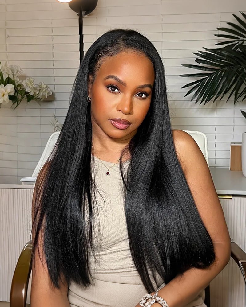 Blovo Yaki Straight 13x6 HD Lace Full Front Wig Pre-Everything