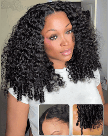 Burmese Curly 7x6 Glueless Lace Wig Pre-Everything Human Hair Free Part Wig Natural Hairline