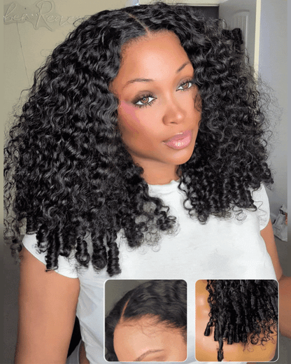 Burmese Curly 7x6 Glueless Lace Wig Pre-Everything Human Hair Free Part Wig Natural Hairline