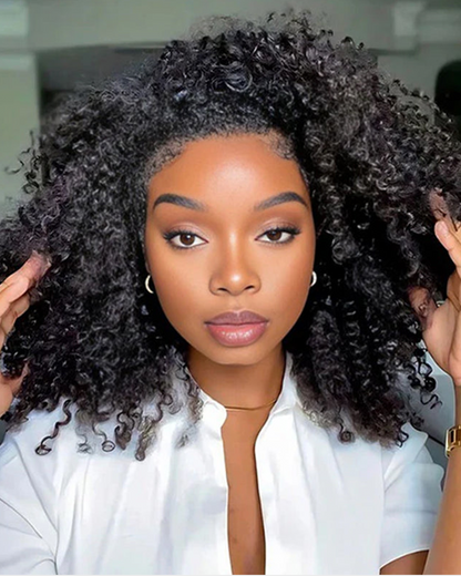 Pre Styled Curly Short Bob_model