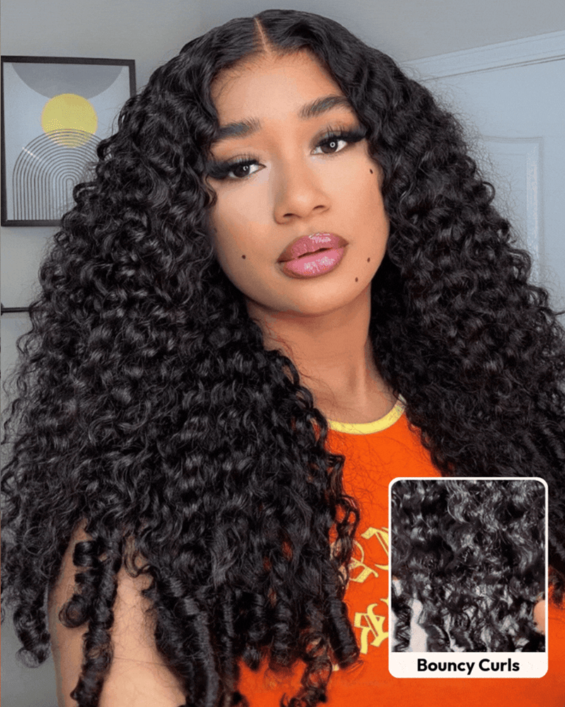 Burmese Curly 250% Density Lace Wig Pre-Everything Human Hair Free Part Wig