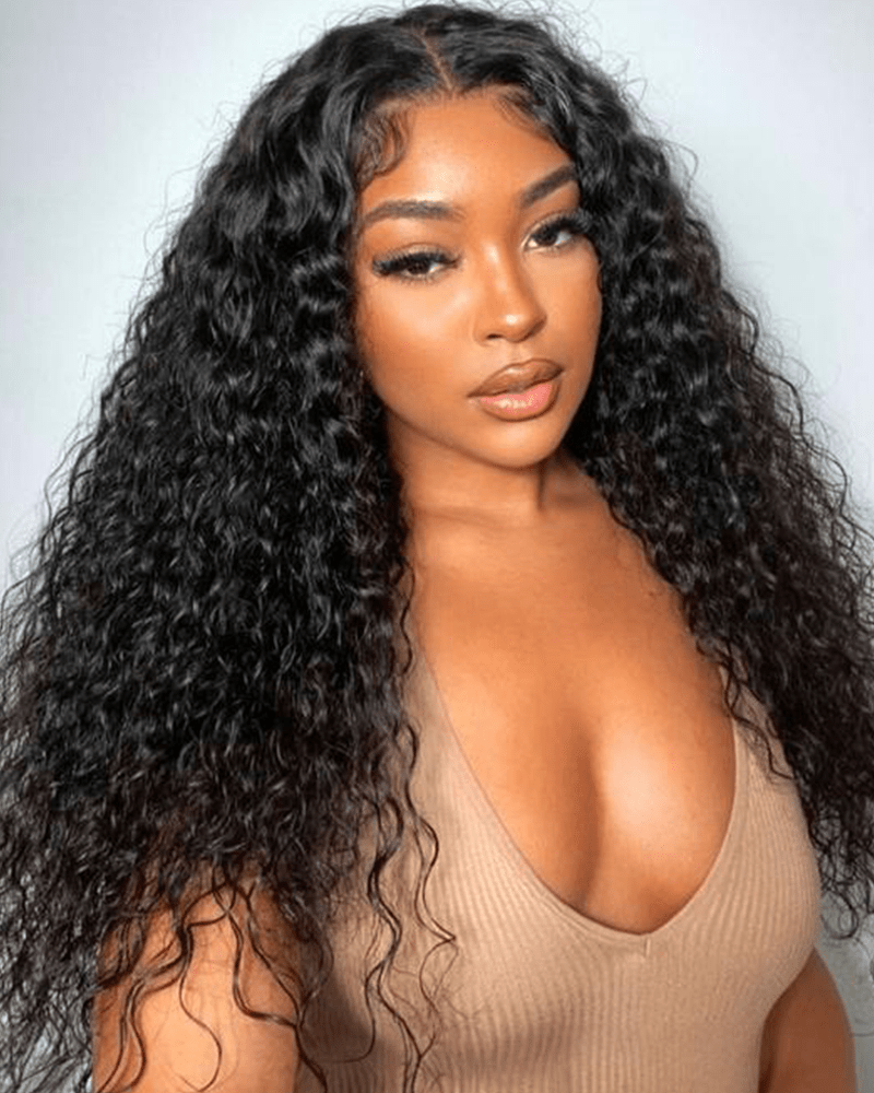 Water Wave 13x4 Lace Front Wig Pre-Everything Human Hair Free Part Wig