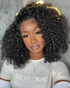 Pre Styled Curly Short Bob_model