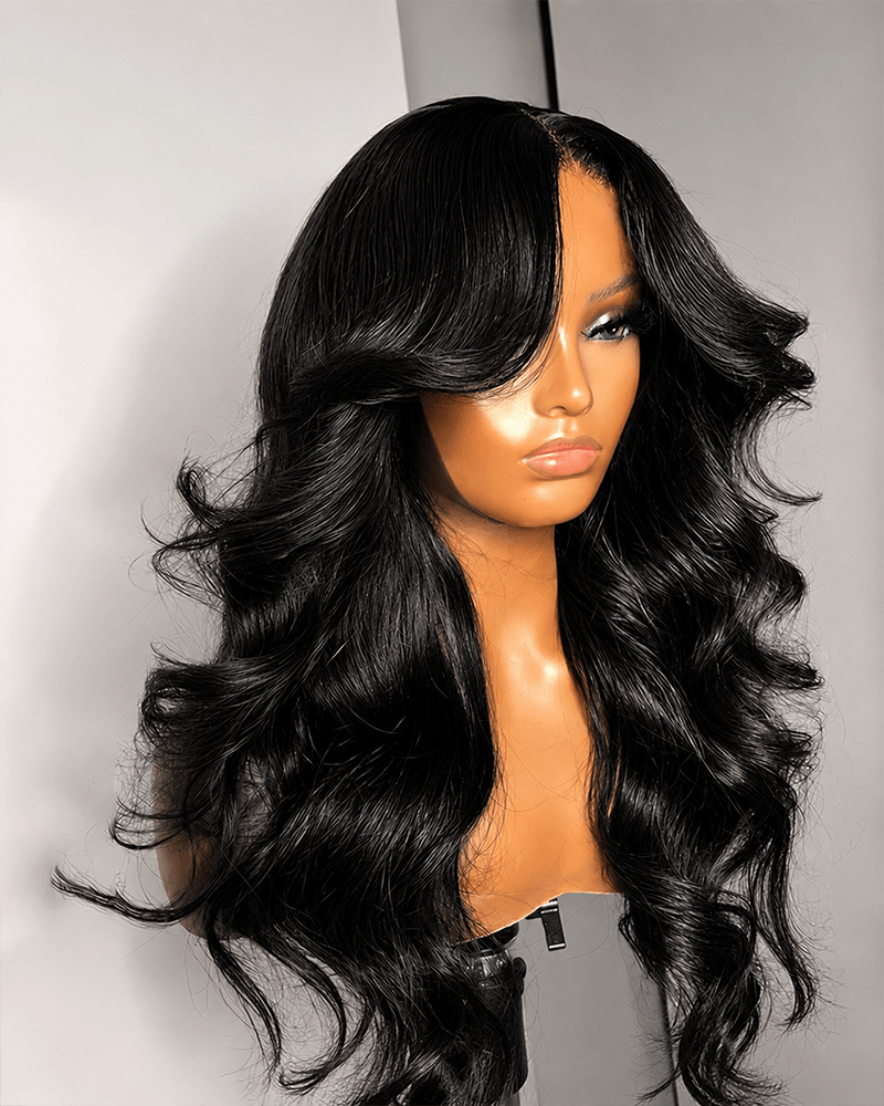 Curtain Bangs Body Wave Wig_product