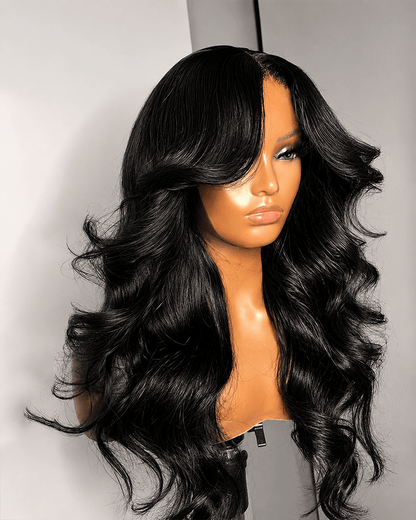 Curtain Bangs Body Wave Wig_product