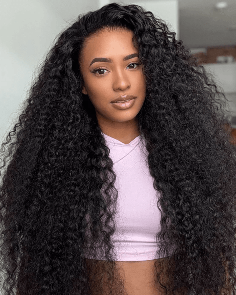 Curly Hair 7x6 Glueless Lace Wig Pre-Everything Human Hair Free Part Wig