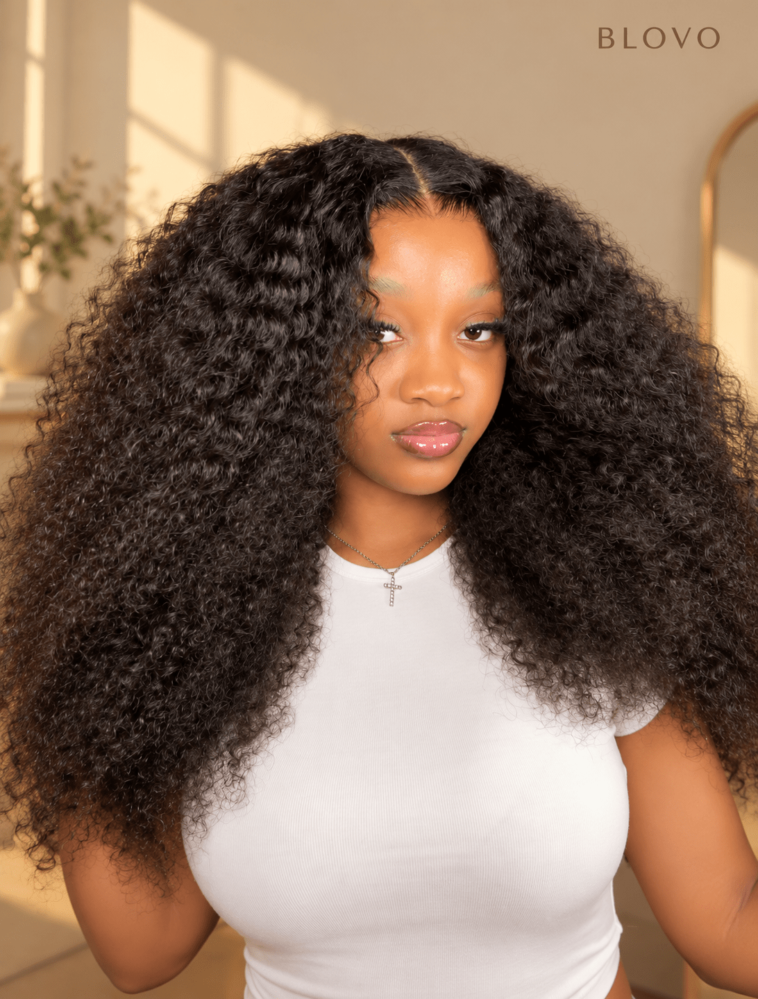 blovo curly 7x6 wig_model