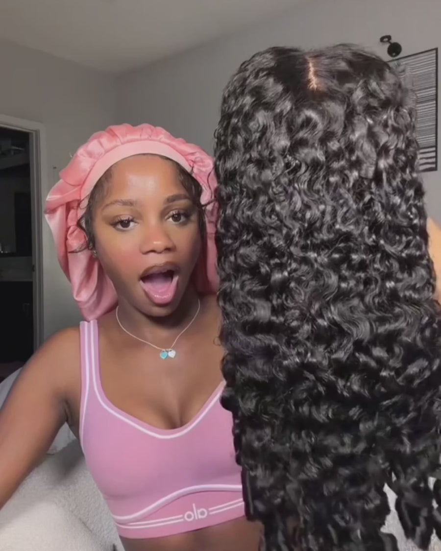 Burmese Curly 7x6 Glueless Lace Wig Pre-Everything Human Hair Free Part Wig Natural Hairline