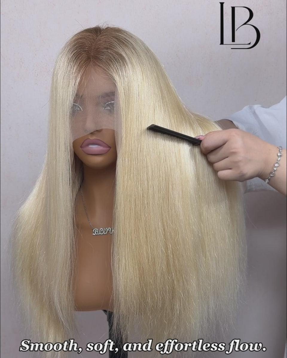 Ombre blonde 613 wig_video